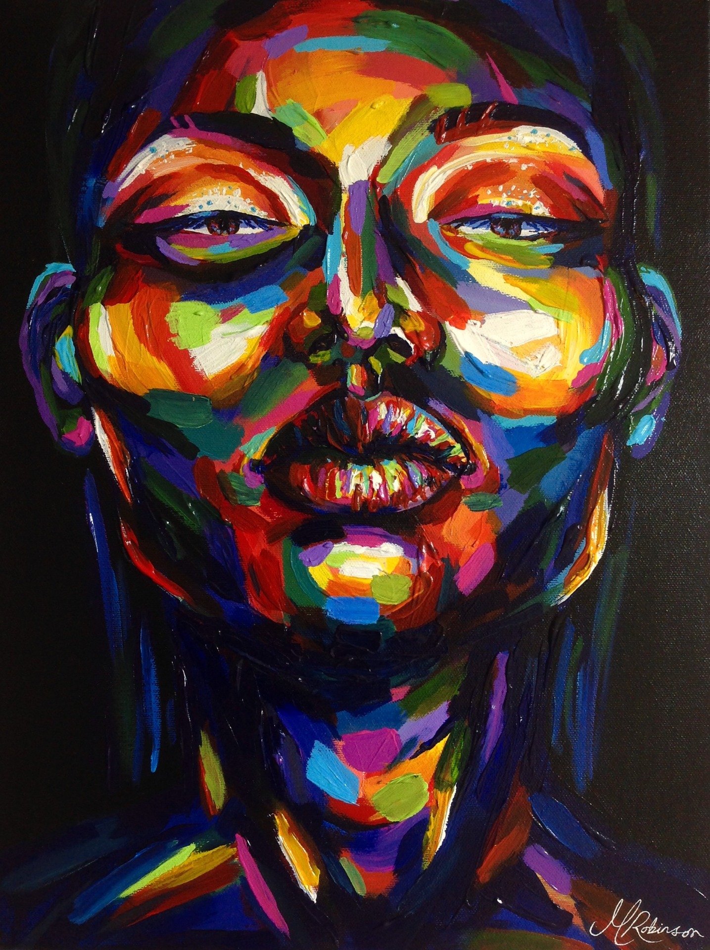 Excellence, acrylic on canvas - £95 unframed